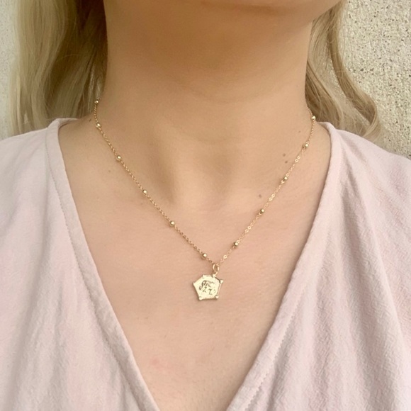 The Cyrene Necklace (18K Gold Vermeil over .925 Sterling Silver) with tag - Picture 6 of 6